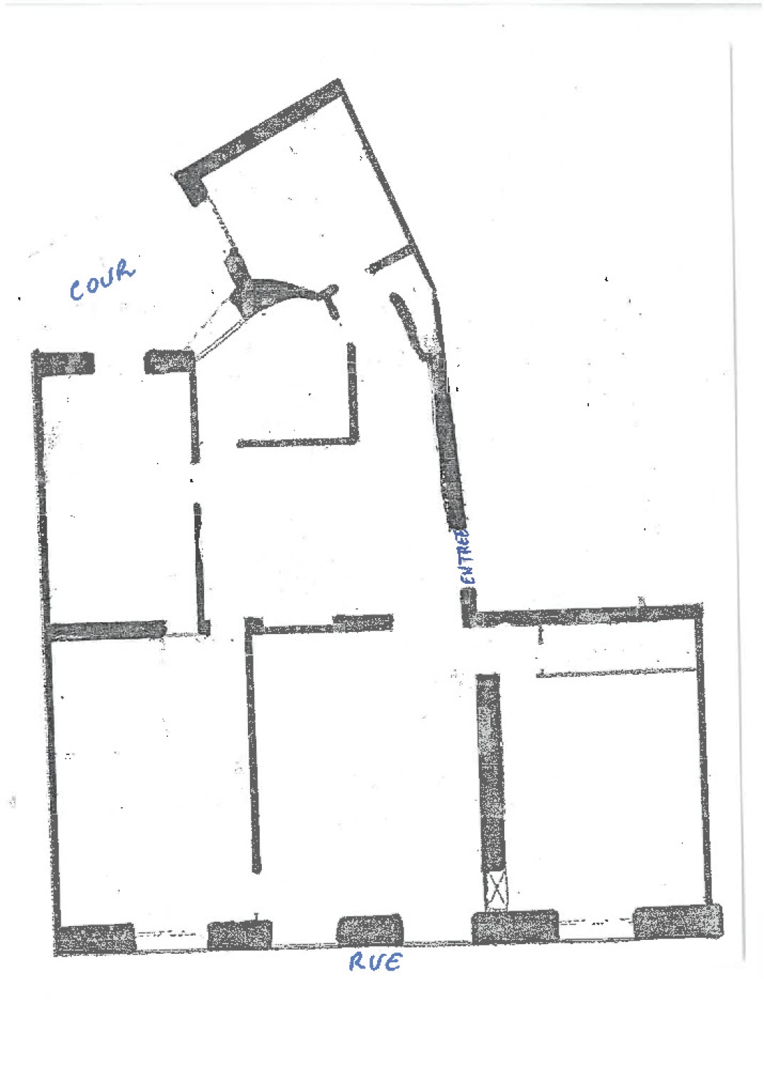Plan 1 – location bureaux	PARIS (75009)